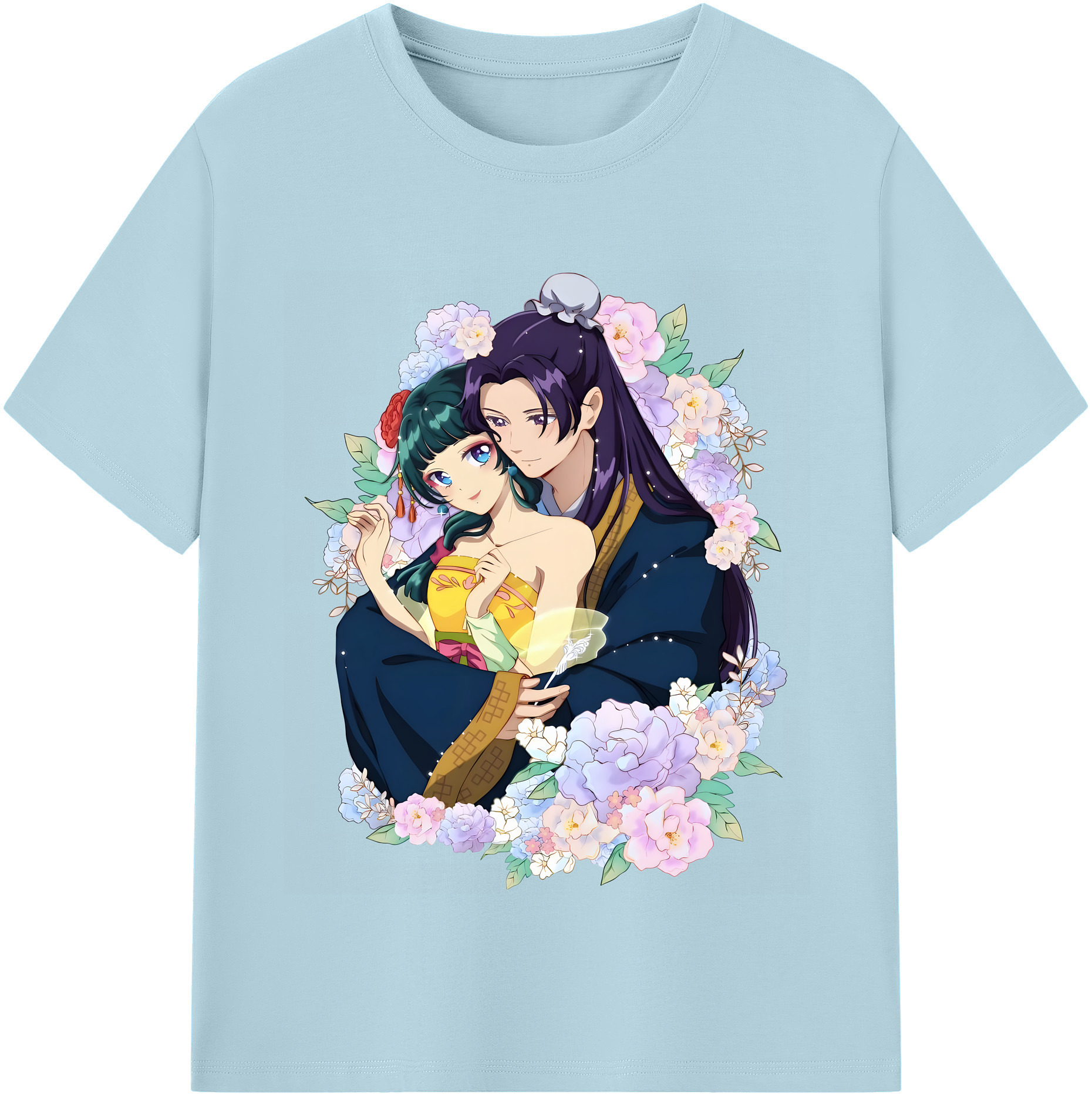 （画像用） 薬屋のひとりごと The Apothecary Diaries 綿100％半袖Tシャツ（フロントプリント）